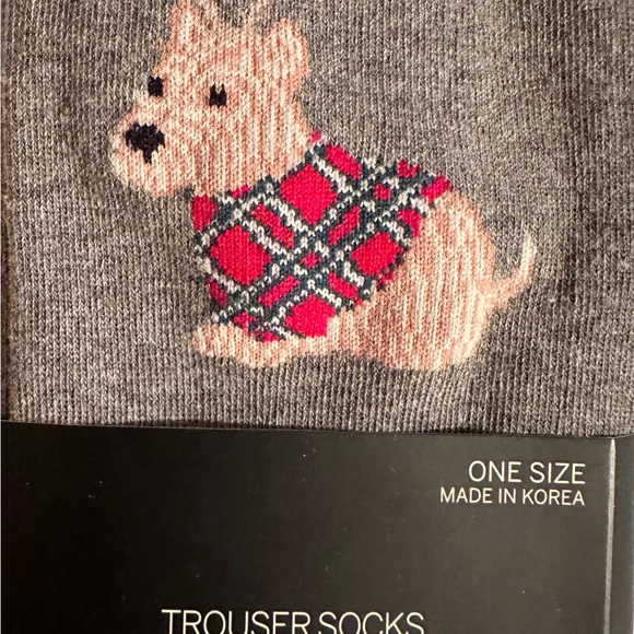 TALBOTS TERRIER WRISTLET AND TROUSER SOCKS SET - Picture 7 of 8
